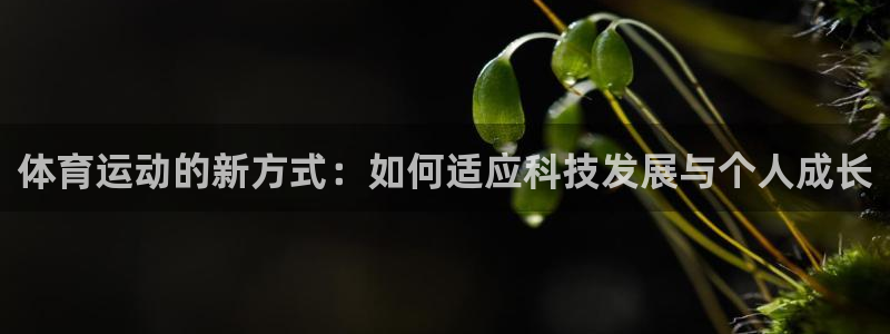 体育运动的新方式：如何适应科技发展与个人成长